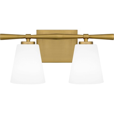 Quoizel Brindley Bath 2 Lights Aged Brass BID8616AB